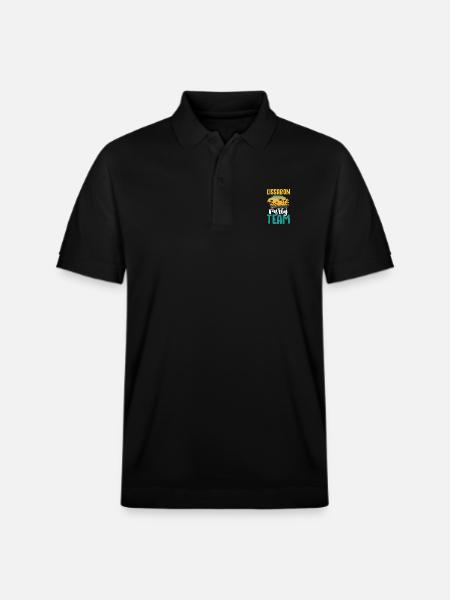 Lisbon Party Team - Stanley/Stella Unisex Organic Polo Shirt PREPSTER - black