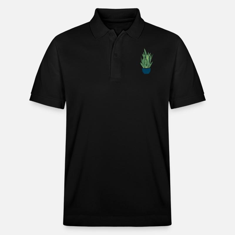 Sansevieria - Stanley/Stella Unisex Bio-Poloshirt PREPSTER - Schwarz