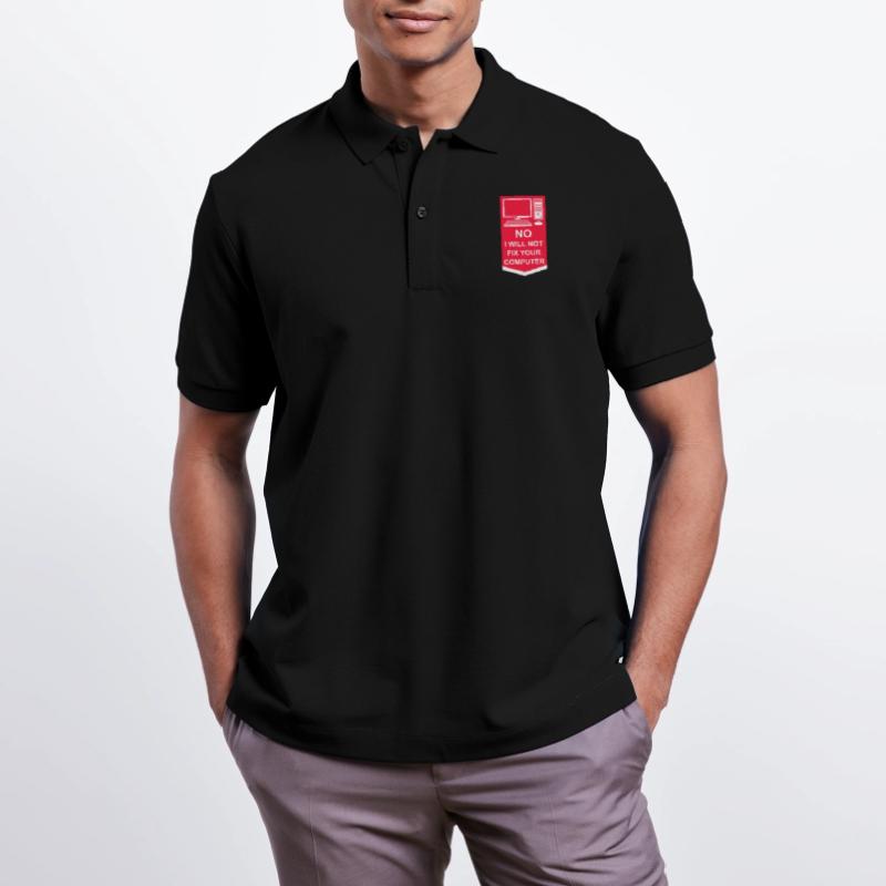 not fix your computer Stanley/Stella Unisex Bio-Poloshirt PREPSTER