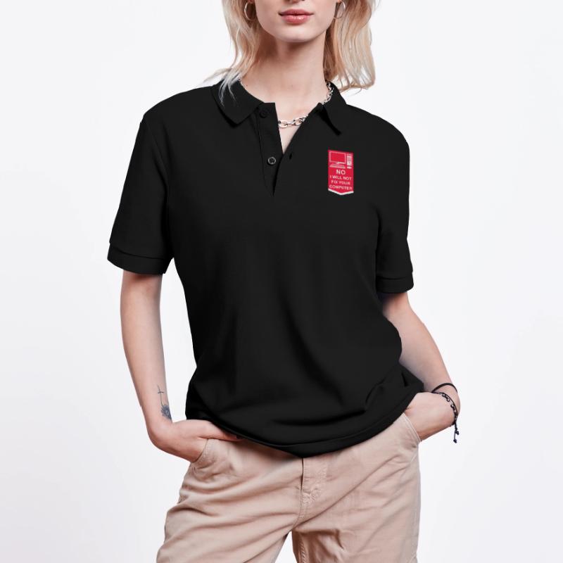 not fix your computer Stanley/Stella Unisex Bio-Poloshirt PREPSTER