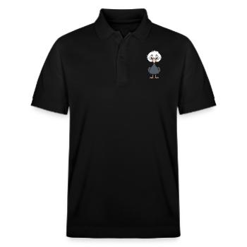 Strauß - Stanley/Stella Unisex Bio-Poloshirt PREPSTER - Schwarz - Vorne - Roxy (174cm) & Andy (188cm)