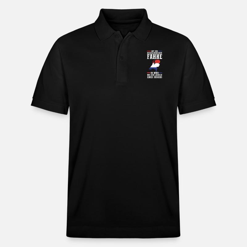 Pays-Bas Pays-Bas Pays-Bas - Polo PREPSTER bio Stanley/Stella Unisexe - noir