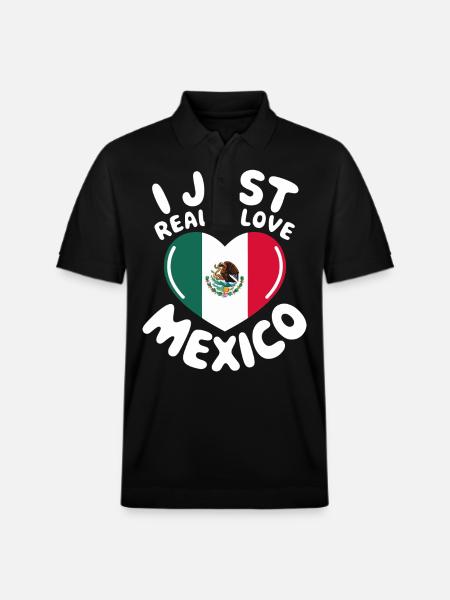 Mexico Mexico Mexican Spanish - Stanley/Stella Unisex Organic Polo Shirt PREPSTER - black