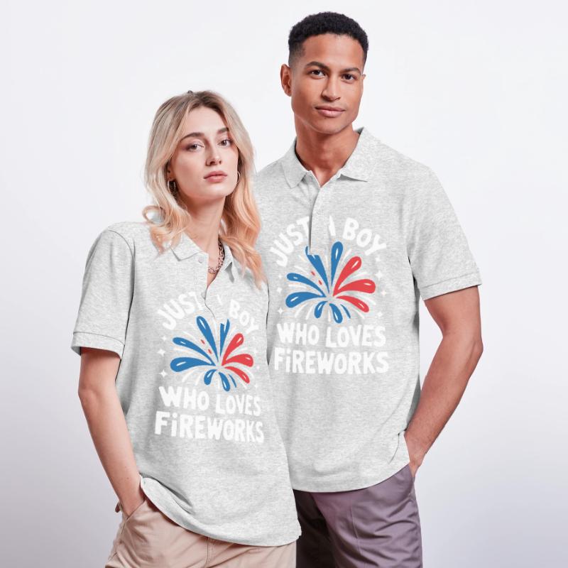 Pyrotechnics Fireworks Pyrotechnics Stanley/Stella Unisex Organic Polo Shirt PREPSTER