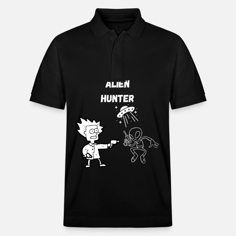 Chasseur d’extraterrestres 2.0 - Polo PREPSTER bio Stanley/Stella Unisexe - noir