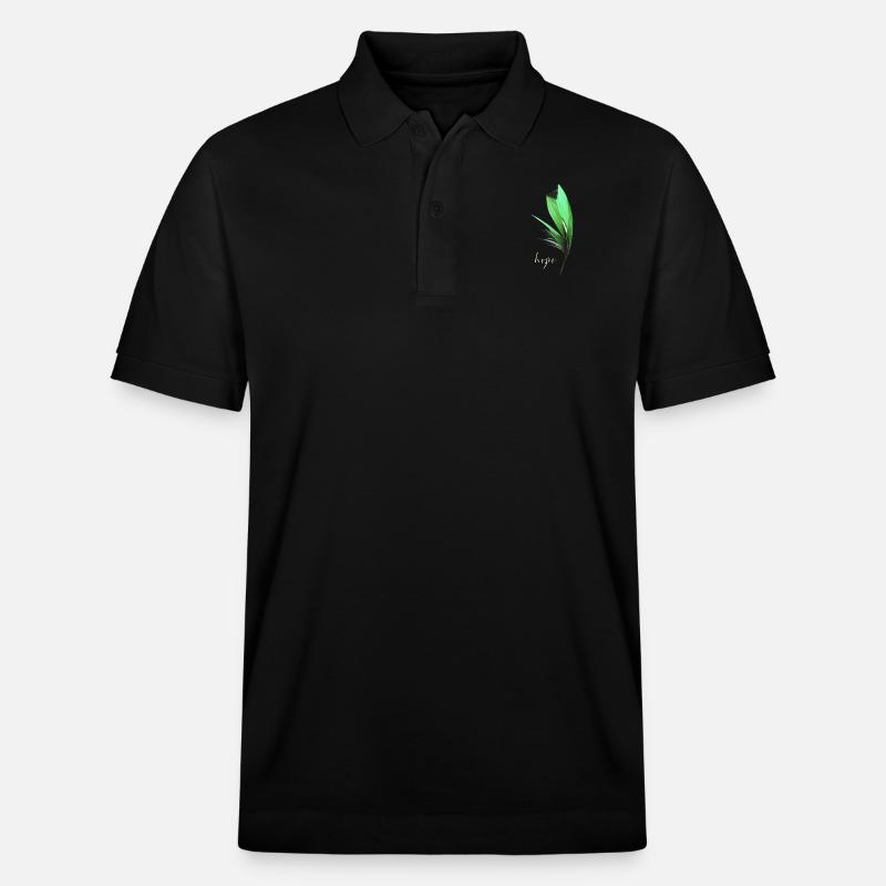 Feather - Hope - Stanley/Stella Unisex Bio-Poloshirt PREPSTER - Schwarz