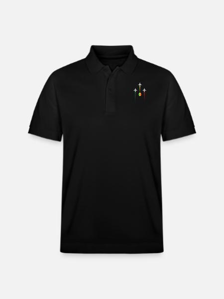 Senegal Airlines - Stanley/Stella Unisex Organic Polo Shirt PREPSTER - black