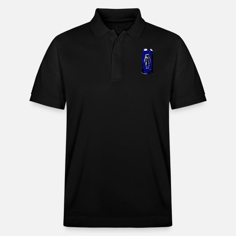 Astronaut in der Dose - Stanley/Stella Unisex Bio-Poloshirt PREPSTER - Schwarz