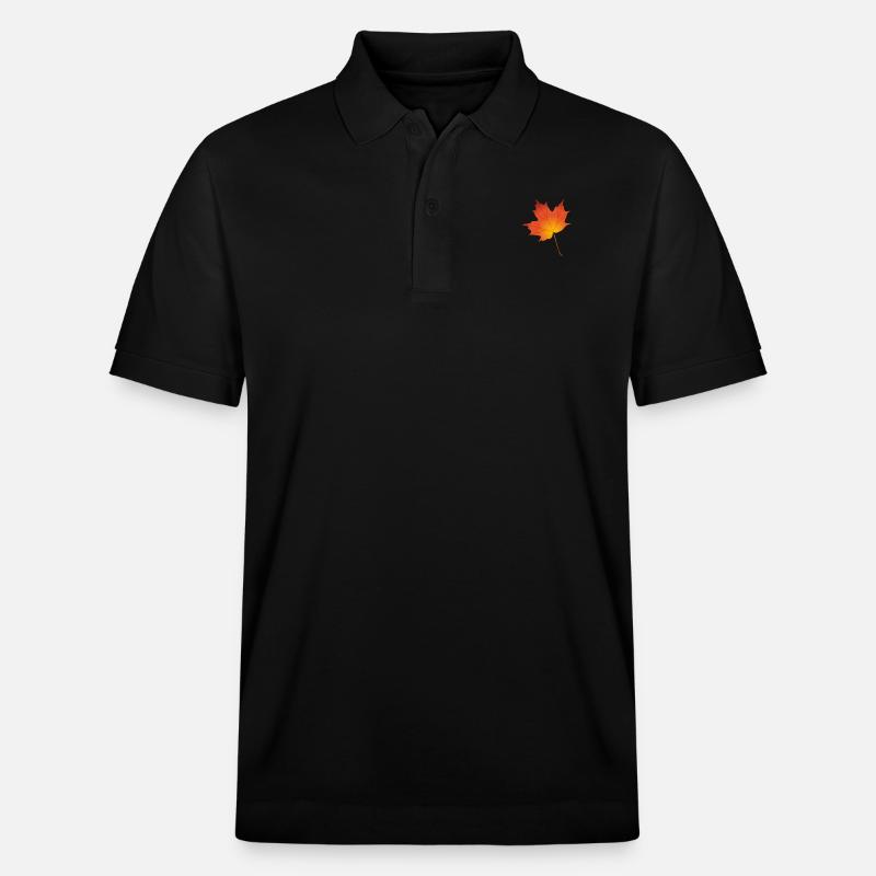 érable - Polo PREPSTER bio Stanley/Stella Unisexe - noir