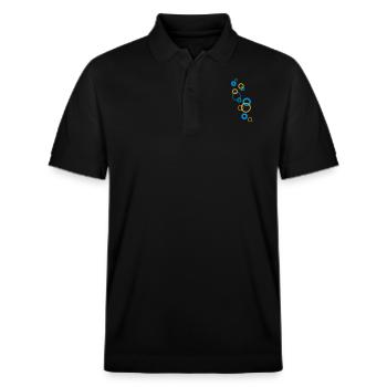 bubbles - Stanley/Stella Unisex Organic Polo Shirt PREPSTER - black - Front - Roxy (174cm) & Andy (188cm)