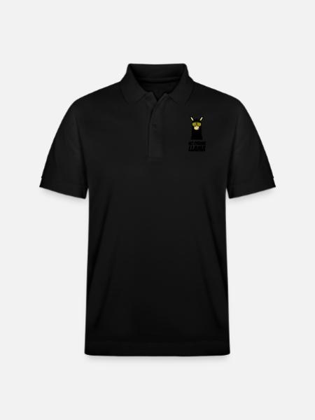drama_llama_002 - Stanley/Stella Unisex Bio-Poloshirt PREPSTER - Schwarz