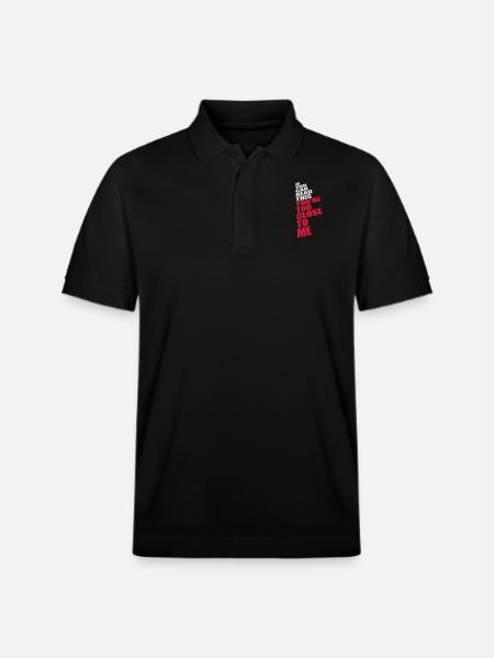 too close to me - Stanley/Stella Unisex Organic Polo Shirt PREPSTER - black
