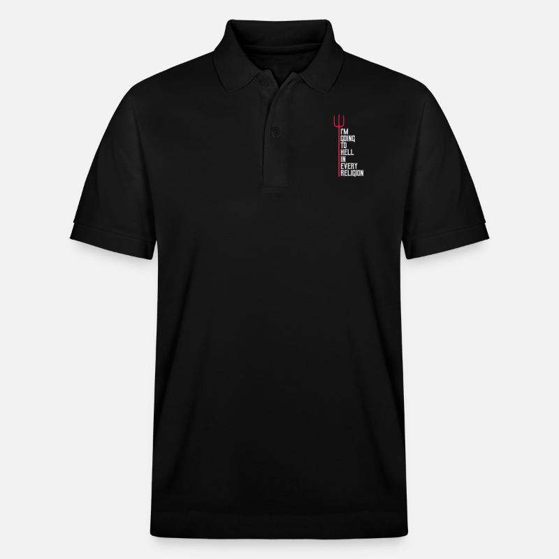 En allant en enfer - Polo PREPSTER bio Stanley/Stella Unisexe - noir