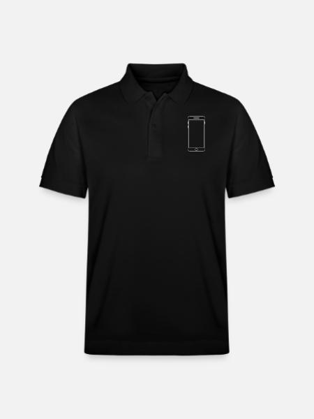 Telephone - Stanley/Stella Unisex Organic Polo Shirt PREPSTER - black