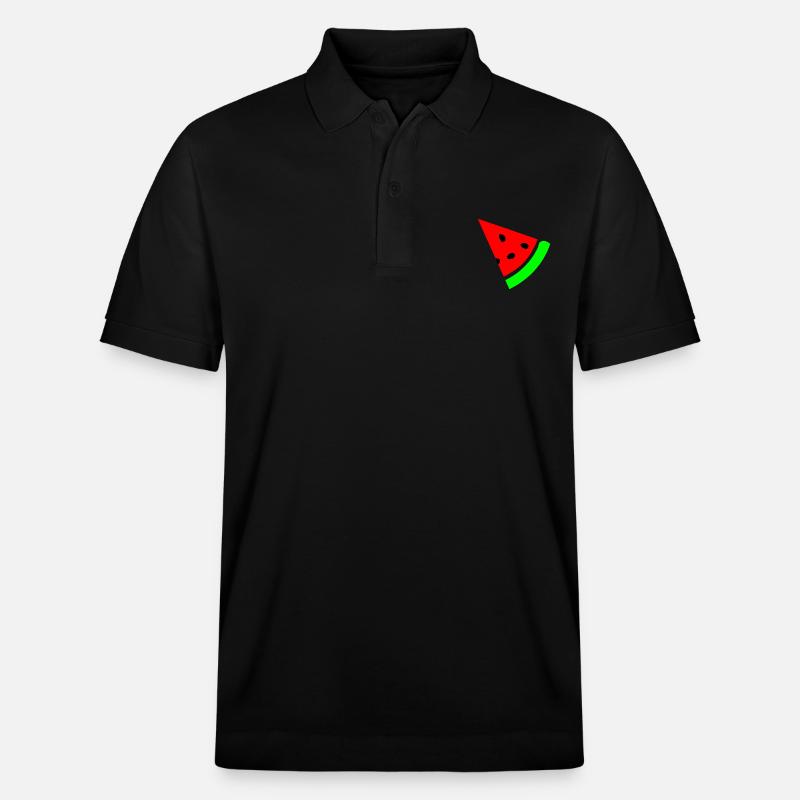 Pastèque - Polo PREPSTER bio Stanley/Stella Unisexe - noir