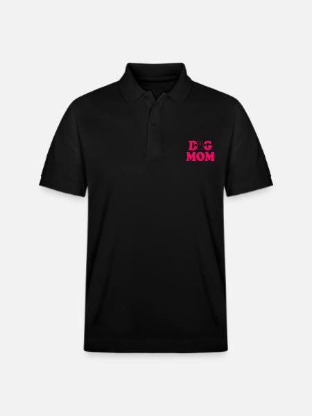Dog mom - Stanley/Stella Unisex Organic Polo Shirt PREPSTER - black