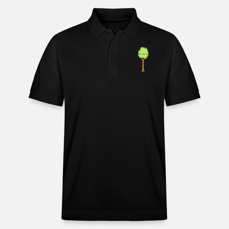 Böser kleiner Baum - Stanley/Stella Unisex Bio-Poloshirt PREPSTER - Schwarz