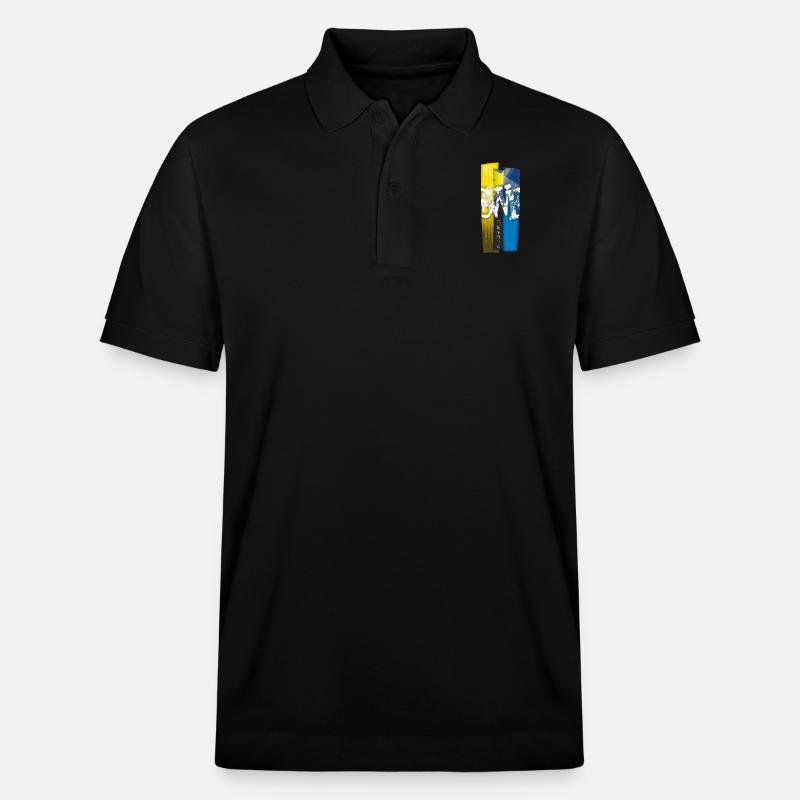 Bonjour Suède - Polo PREPSTER bio Stanley/Stella Unisexe - noir