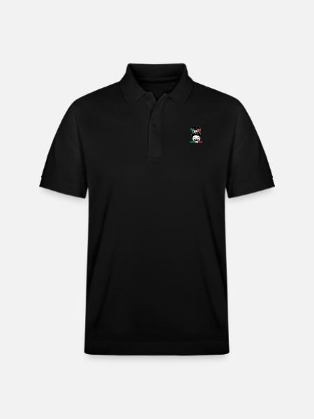 Italy Italian Vaffanculo - Stanley/Stella Unisex Organic Polo Shirt PREPSTER - black