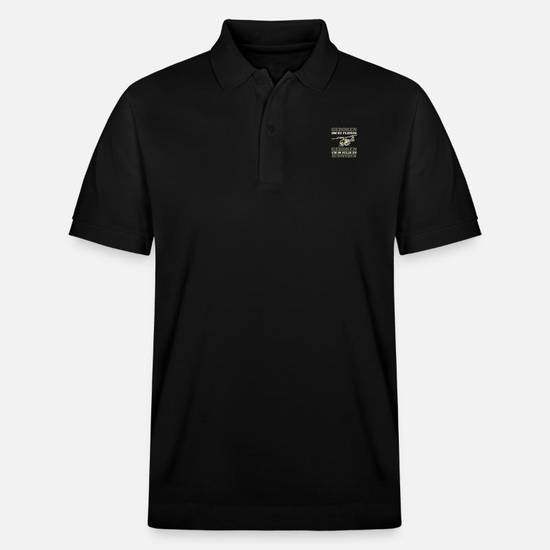Pilote Hélicoptère Hélicoptère - Polo PREPSTER bio Stanley/Stella Unisexe - noir