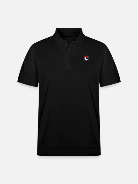 Serbe Serbe Serbie - Polo PREPSTER bio Stanley/Stella Unisexe - noir