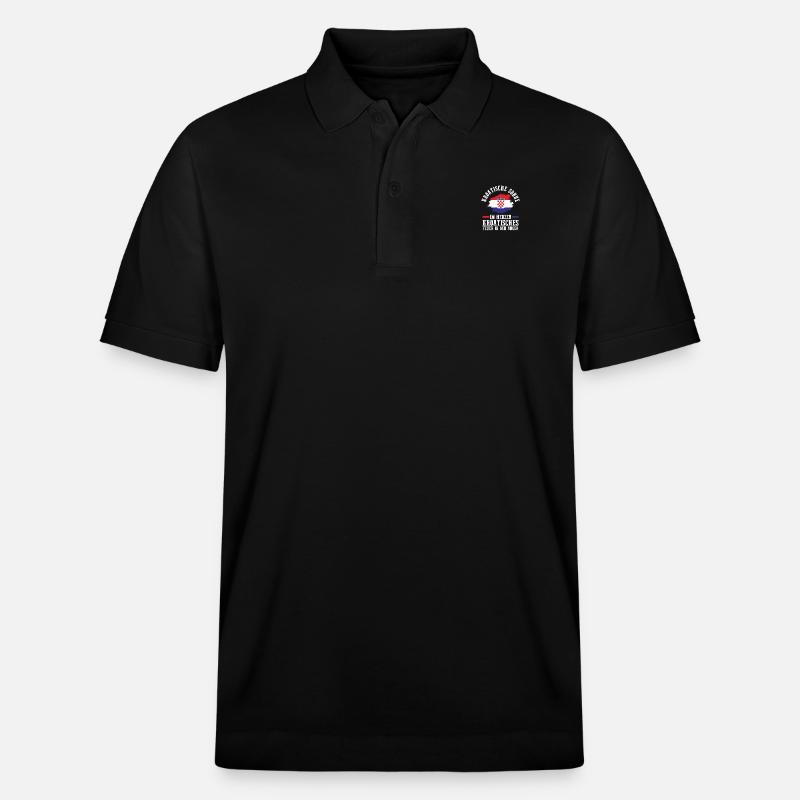 Croate Croate Croatie - Polo PREPSTER bio Stanley/Stella Unisexe - noir