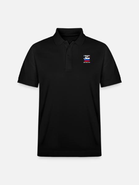 Slovenians Germany German Slovenia - Stanley/Stella Unisex Organic Polo Shirt PREPSTER - black