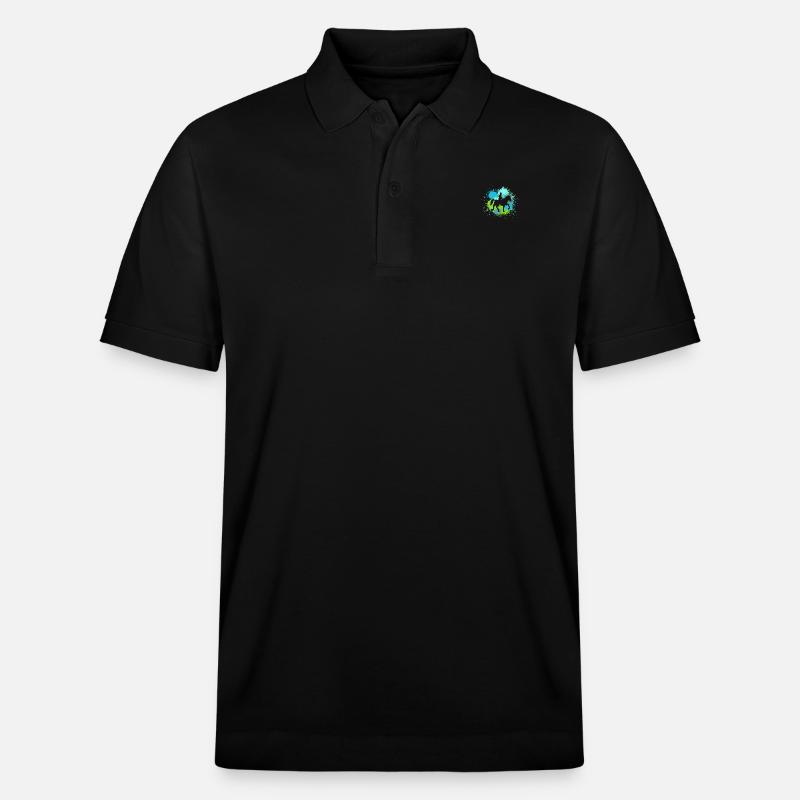 Cheval - Polo PREPSTER bio Stanley/Stella Unisexe - noir