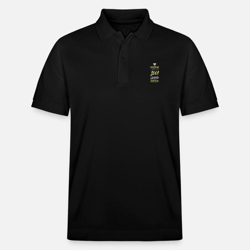 2001 Édition limitée - Polo PREPSTER bio Stanley/Stella Unisexe - noir
