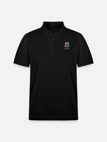 Teddy - Stanley/Stella Unisex Organic Polo Shirt PREPSTER - black