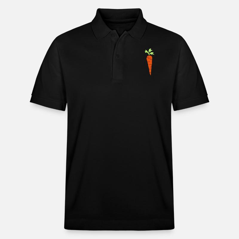 carrot - Polo PREPSTER bio Stanley/Stella Unisexe - noir