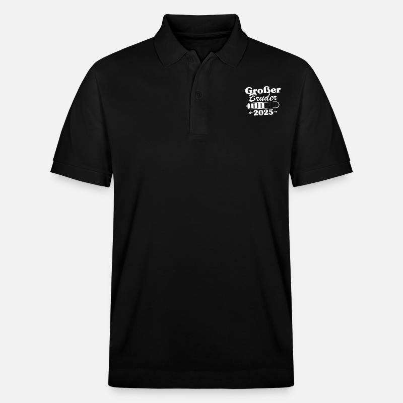 Großer Bruder Loading 2025 - Stanley/Stella Unisex Bio-Poloshirt PREPSTER - Schwarz