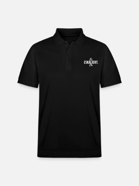 ES Eskaliert Eh - Stanley/Stella Unisex Bio-Poloshirt PREPSTER - Schwarz