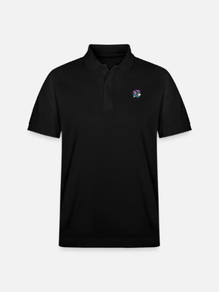 580s Snowboarding - Stanley/Stella Unisex Organic Polo Shirt PREPSTER - black