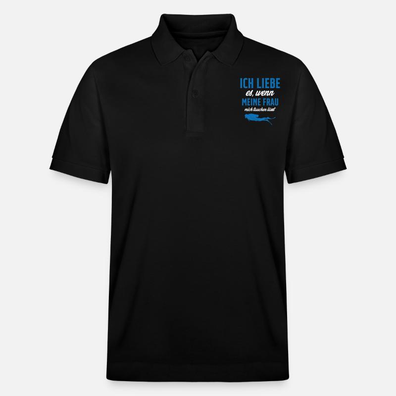 tauchen gehen lässt - Stanley/Stella Unisex Bio-Poloshirt PREPSTER - Schwarz