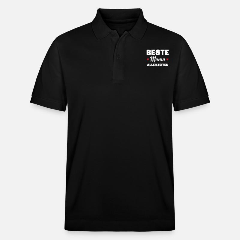 Beste Mutter aller Zeiten - Stanley/Stella Unisex Bio-Poloshirt PREPSTER - Schwarz