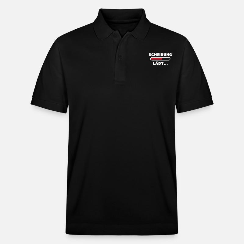 Scheidung Lädt Ladebar - Stanley/Stella Unisex Bio-Poloshirt PREPSTER - Schwarz