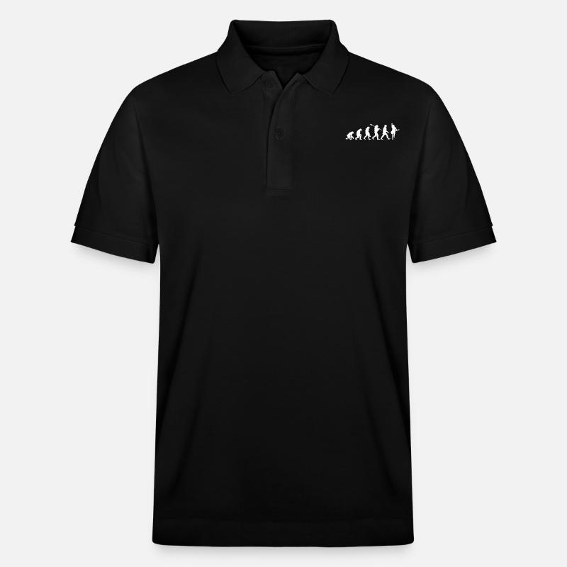 Rock’n’Roll Evolution pour les musiciens - Polo PREPSTER bio Stanley/Stella Unisexe - noir