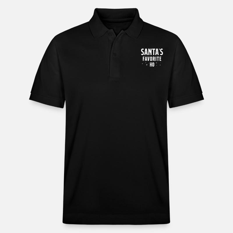 Santa's favorite ho - Polo PREPSTER bio Stanley/Stella Unisexe - noir