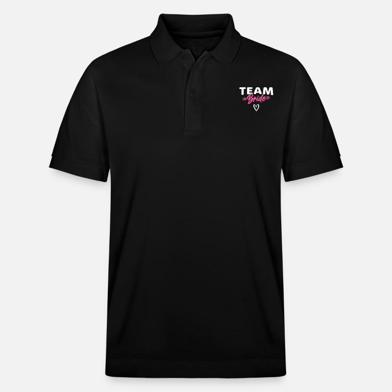 Team Braut Bride - Polo PREPSTER bio Stanley/Stella Unisexe - noir