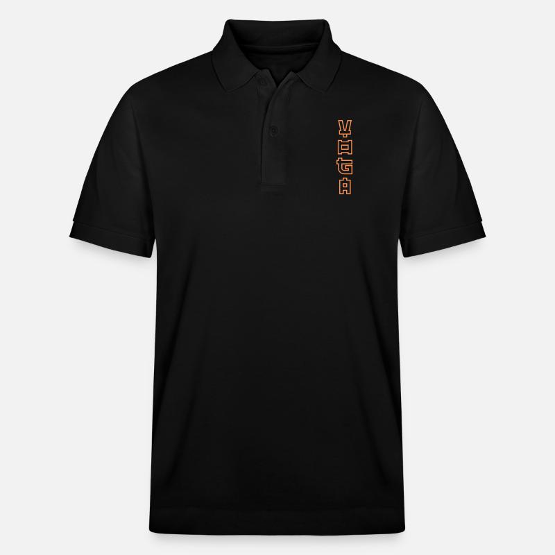 Joga - Stanley/Stella Unisex Bio-Poloshirt PREPSTER - Schwarz