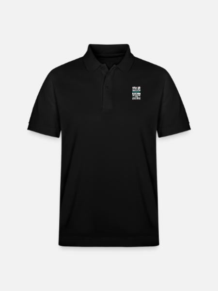 Kazakhstan Kazakhstan - Stanley/Stella Unisex Organic Polo Shirt PREPSTER - black