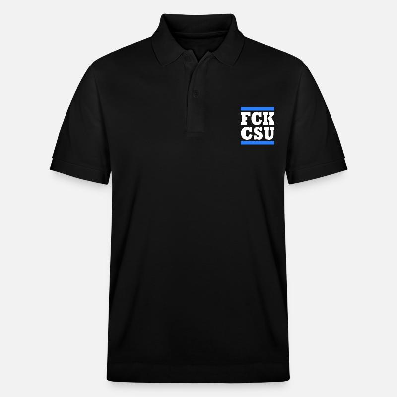 Fck csu - Stanley/Stella Unisex Bio-Poloshirt PREPSTER - Schwarz