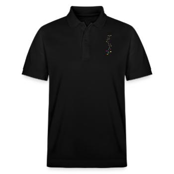 Pluie d'étoiles - Polo PREPSTER bio Stanley/Stella Unisexe - noir - Devant - Roxy (174cm) & Andy (188cm)