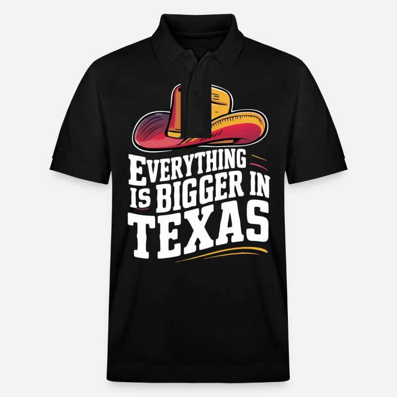 État du Texas Texans Texas - Polo PREPSTER bio Stanley/Stella Unisexe - noir