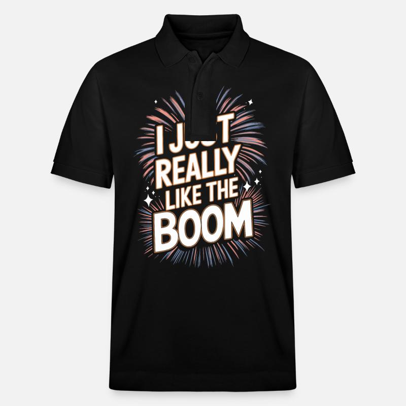 Pyrotechnie Feux d’artifice Pyrotechnie - Polo PREPSTER bio Stanley/Stella Unisexe - noir