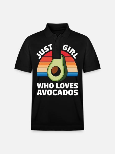 Avocado Essen Guacamole Vegan - Stanley/Stella Unisex Bio-Poloshirt PREPSTER - Schwarz