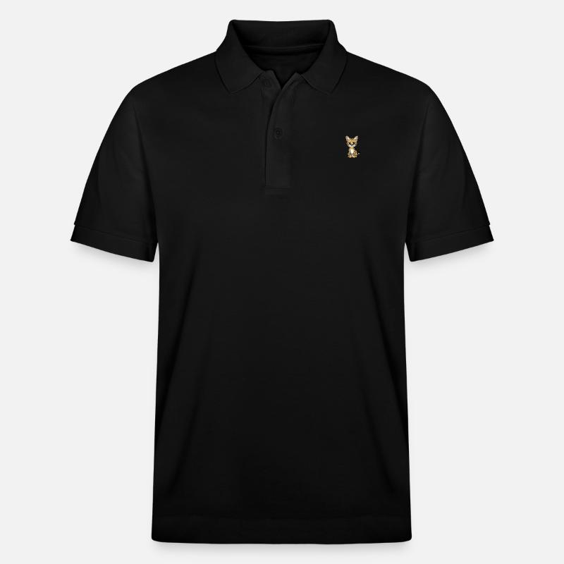 serval - Polo PREPSTER bio Stanley/Stella Unisexe - noir