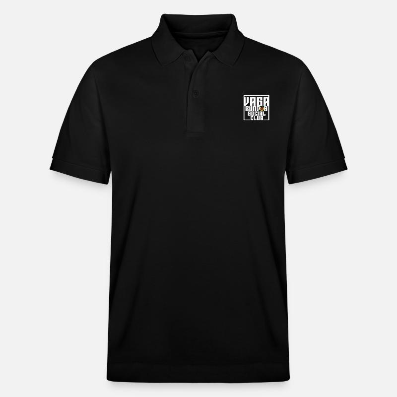 Vagabundos blanc - Polo PREPSTER bio Stanley/Stella Unisexe - noir