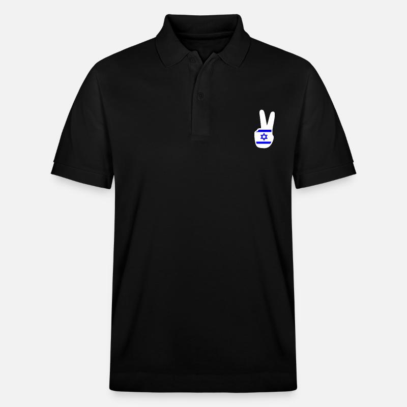 Israel - Stanley/Stella Unisex Bio-Poloshirt PREPSTER - Schwarz